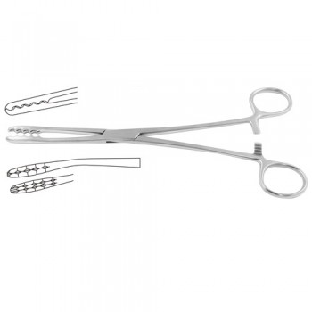 Ulrich Dressing Forcep Curved Stainless Steel, 22.5 cm - 8 3/4"